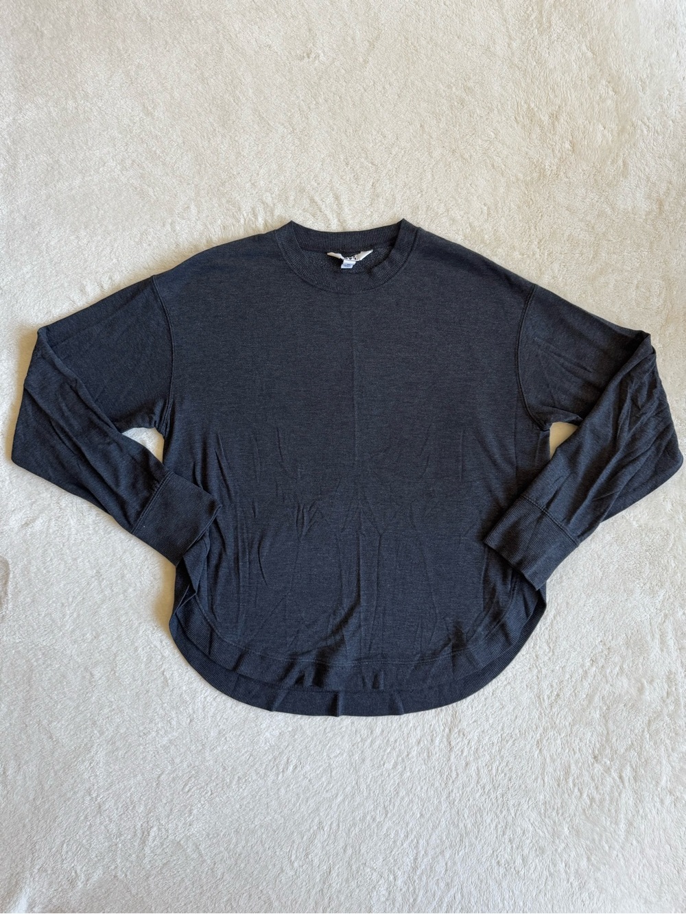 JoyLab Soft Lightweight Sweatshirt Gray Crewneck Long Sleeve Medium